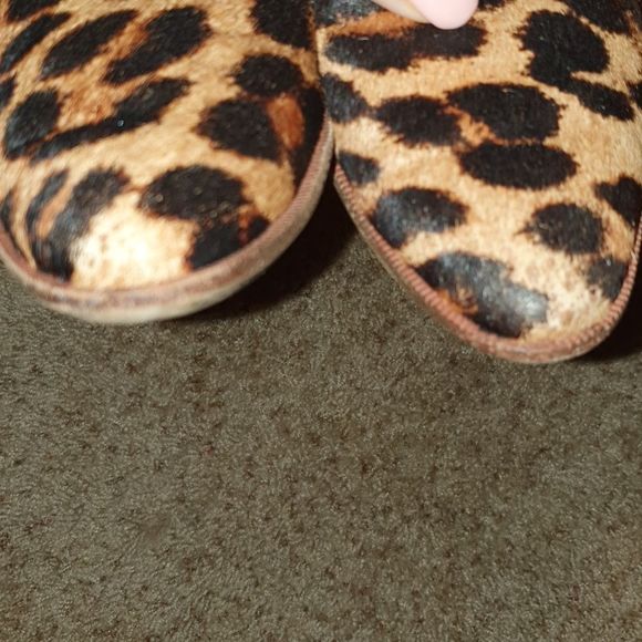 Madewell Leopard Calf Hair Loafers sz 6.5 - Picture 7 of 8